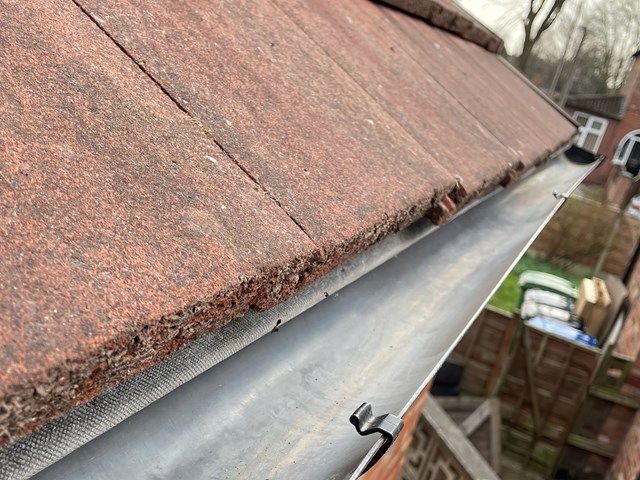 Gutter After Cleaning