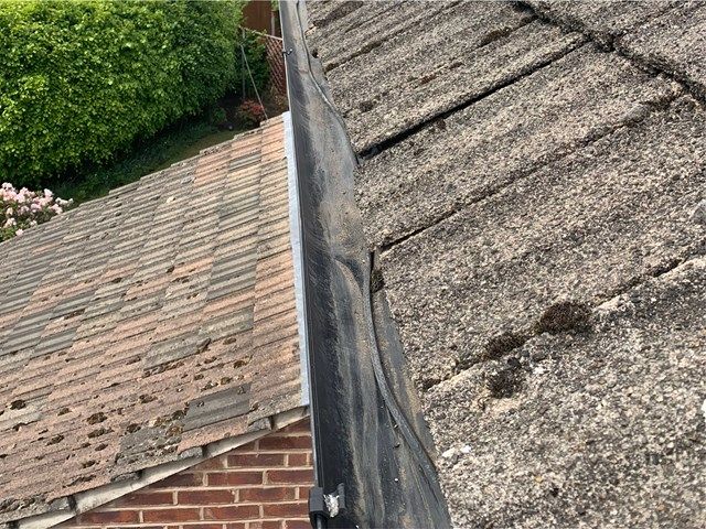 Gutter After Cleaning