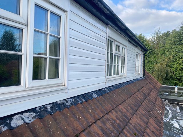 Fascia and Soffit After Cleaning